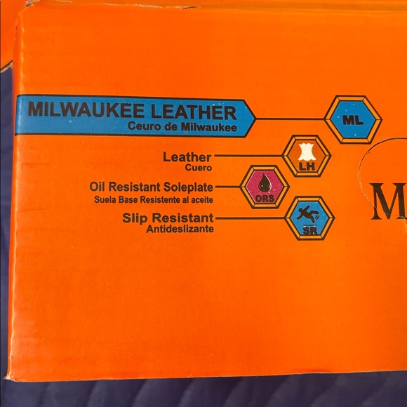 Milwaukee Black Leather Women’s motorcycle boots - Picture 6 of 7